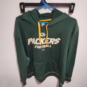 Green Bay Packers Hoodie Mens Sz XXL NFL Team Apparel Sweatshirt TX3 Warm EUC